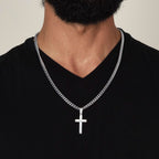 To My Son This Old Lion Cross Necklace Gift Set